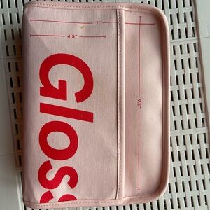 Glossier Pink Makeup Bag